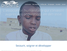 Tablet Screenshot of dignite-international.org